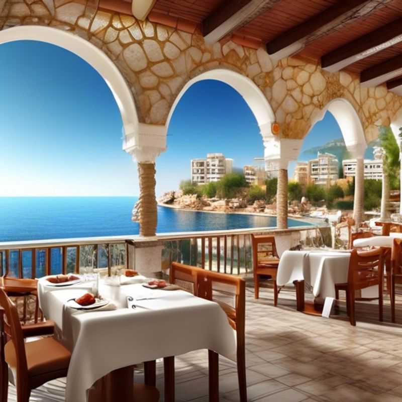Here are a few options for alt text in Spanish for an image of Antalya, Turkey in an article about the cost of visiting: