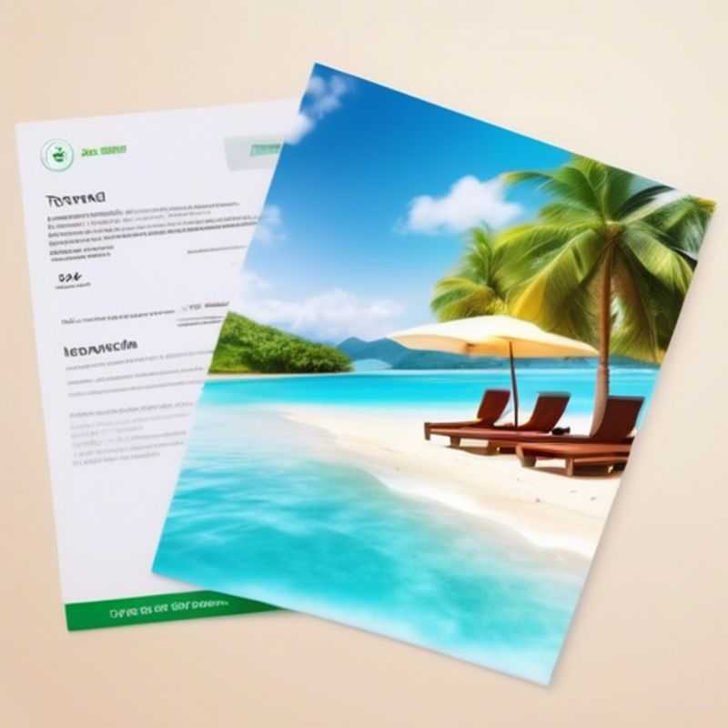 A travel insurance policy document with key details highlighted.