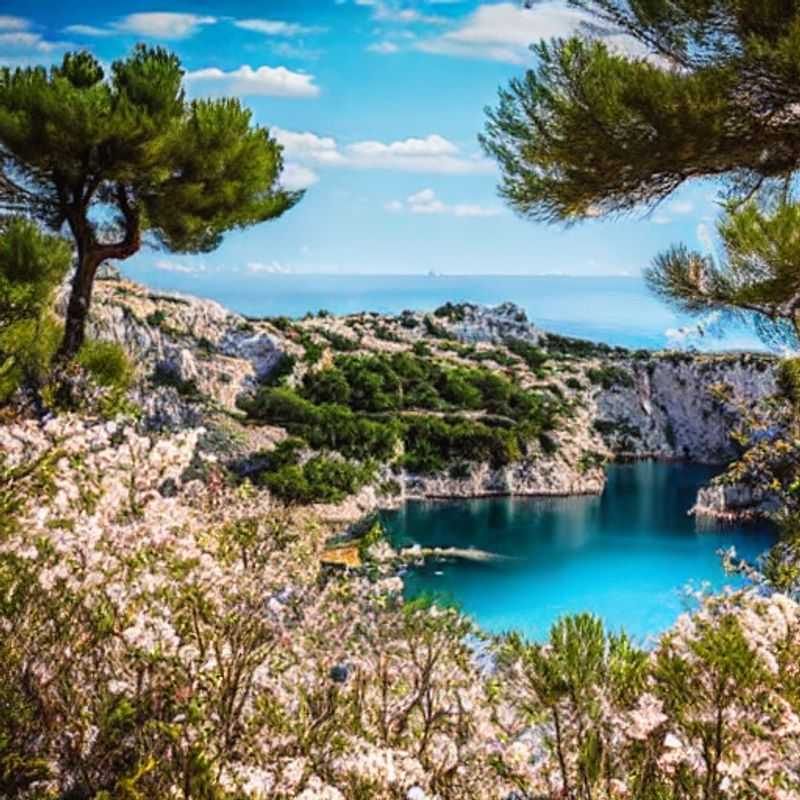 Here are a few options for alt text in French for an image of Mallorca, Spain in an article about whether it's good for spring break, each with a slightly different emphasis: