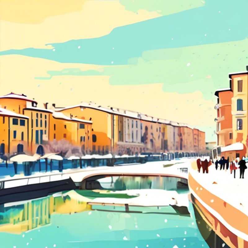 Here are a few options for alt text in Portuguese for an image of Rimini, Italy in an article about whether Rimini is expensive to visit: