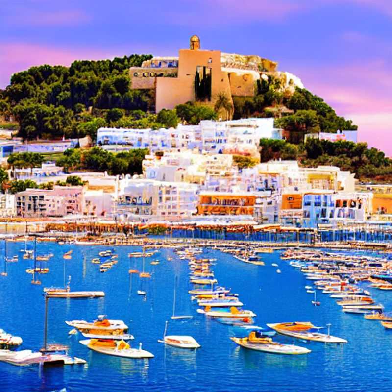 Ibiza printanière : ambiance festive sur une plage ensoleillée.