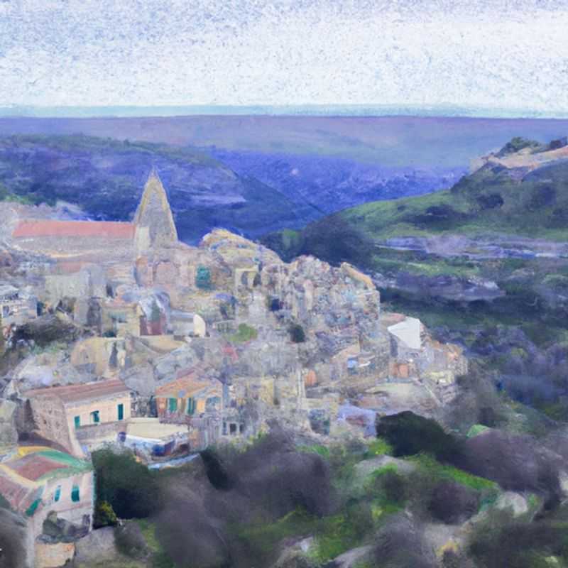 A couple strolls through the historic streets of Modica, Italy, admiring the town's captivating Baroque architecture, during their enchanting 5-day winter getaway.