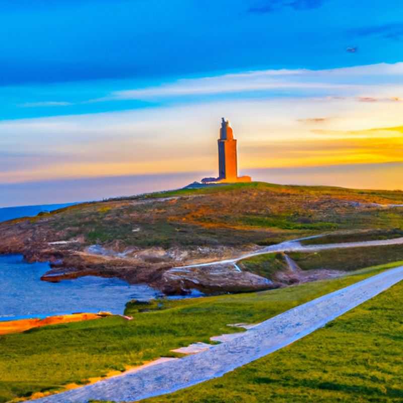Windswept Winter Wanderings: Riazor Beach in La Coruña, Spain