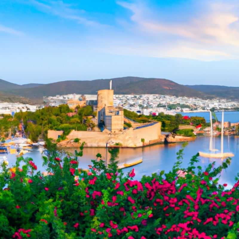 Bodrum's Windmills&#58; A Fall Foliage Spectacle
