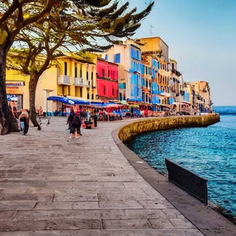 Taranto au printemps : une vue pittoresque de la ville portuaire italienne baignée de soleil.