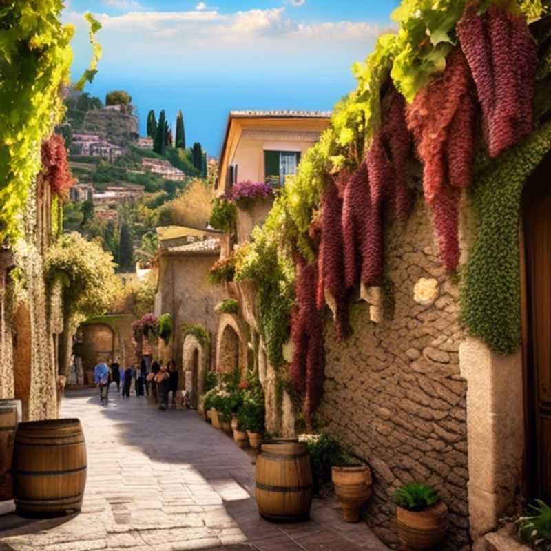 Uncovering the Enchanting Secrets of Taormina's Piazza IX Aprile in Winter