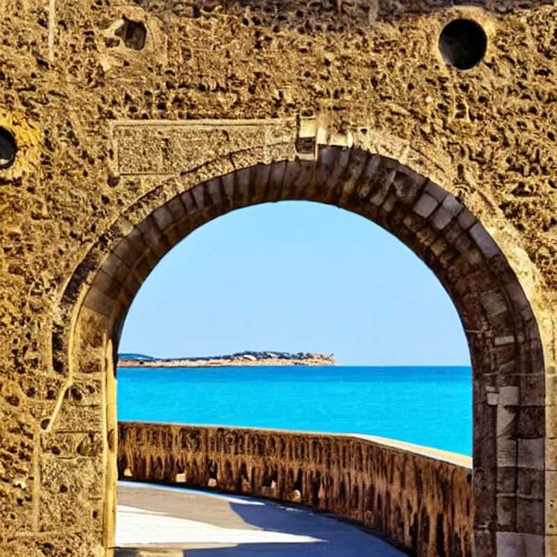 Alghero, Sardaigne, baignée de soleil printanier.