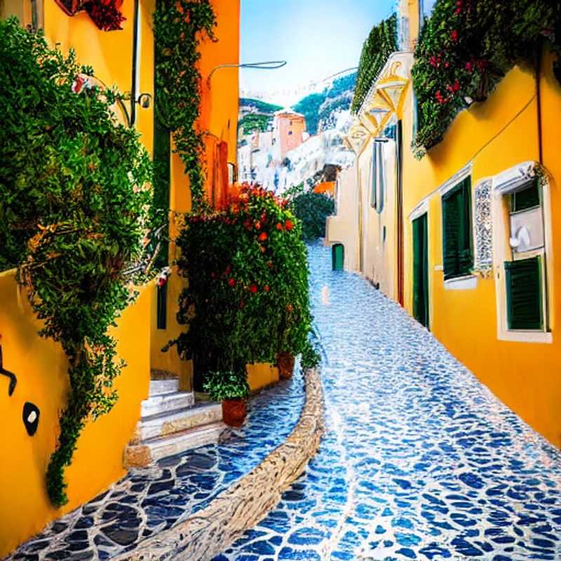 Capri au printemps : vues panoramiques d'une île italienne baignée de soleil.