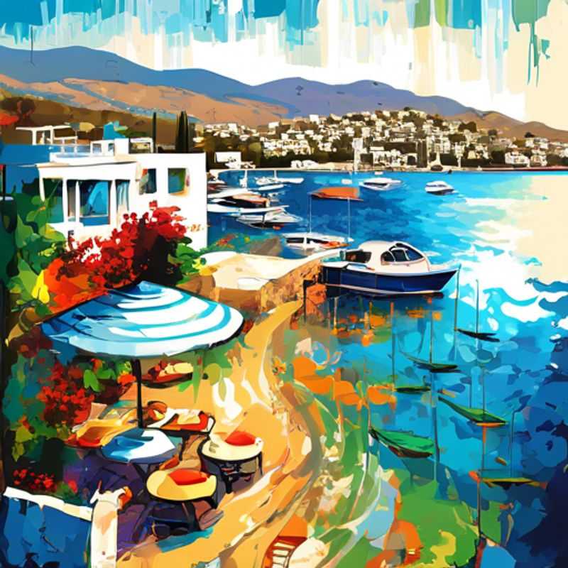 Trois couples, les voyageurs sociaux, profitant des eaux turquoise et des paysages pittoresques de Bodrum, en Turquie, lors de leur escapade d'été de 24 heures.