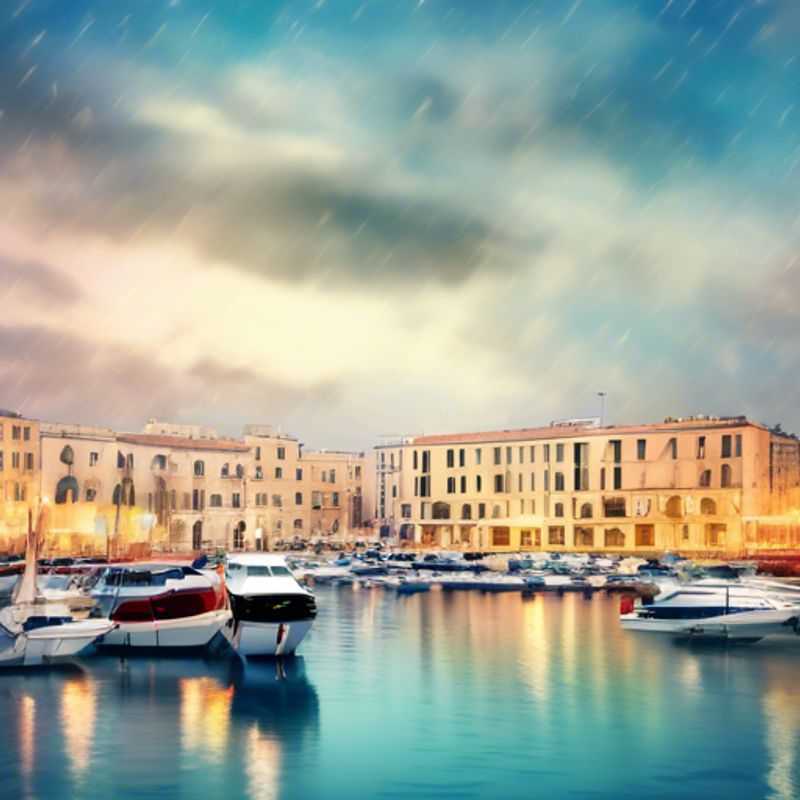 Un voyageur solitaire admirant les rues pittoresques de Bari, en Italie, lors de son escapade hivernale de 24 heures, en tant que The Luxury Traveler.
