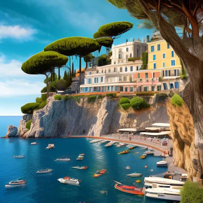 Capri, Italie: Vue pittoresque illustrant le coût de la vie potentiellement élevé de l'île.