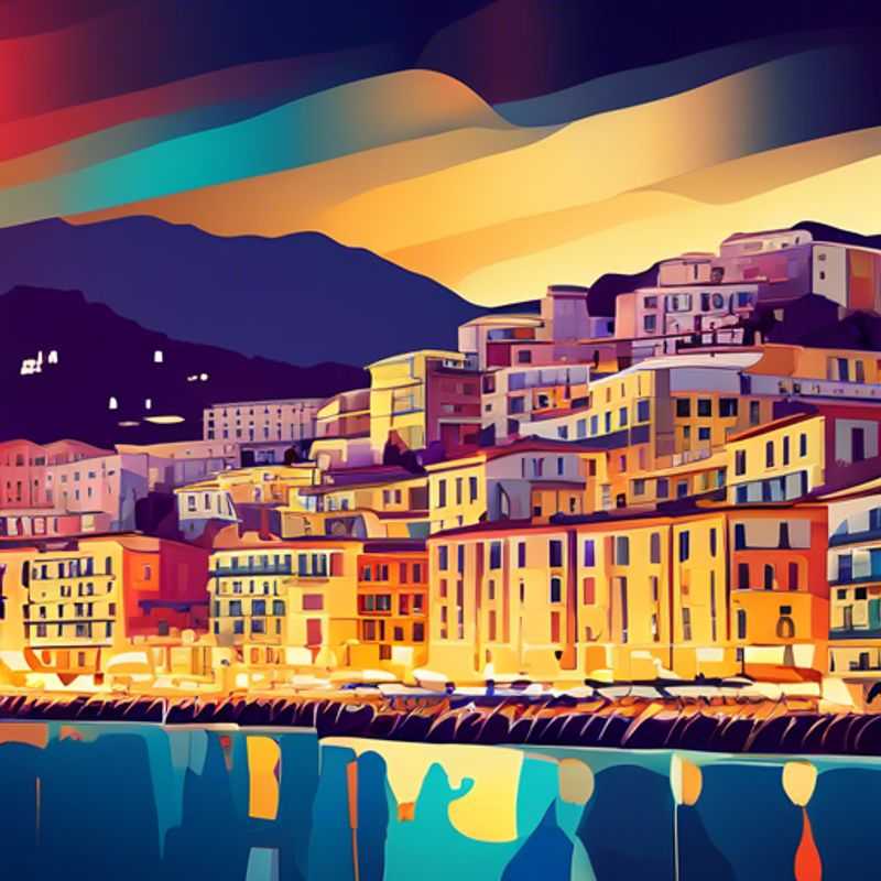 Salerne, Italie : une vue pittoresque illustrant le coût de la vie dans cette ville.
