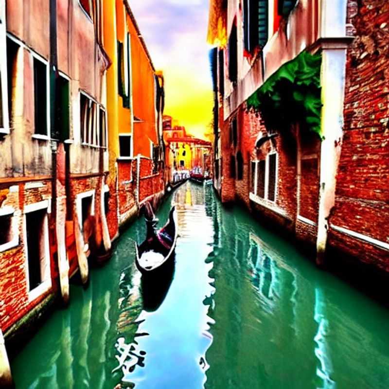 Venise au printemps : canaux scintillants, gondoles élégantes.