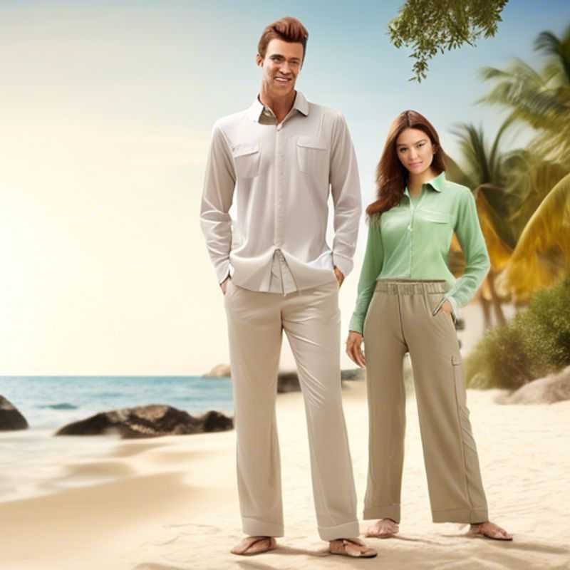 Long-sleeved shirts and pants offer protection from the sun and mosquitoes.
