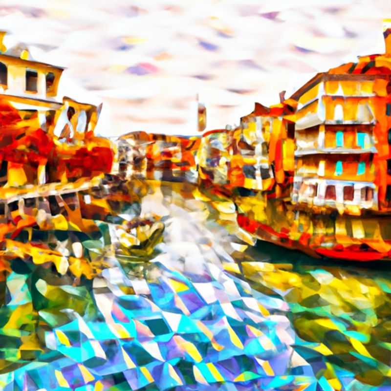 A couple strolls through the enchanting labyrinth of Venice's canals, surrounded by the city's iconic bridges and colorful buildings, during their whirlwind 24-hour autumn adventure in the floating city of Italy.