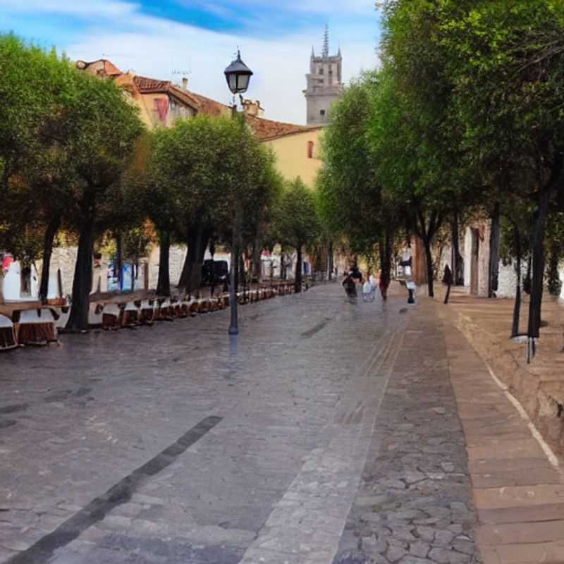 Perpignan ensoleillée au printemps: une vue de la ville catalane baignée de lumière.
