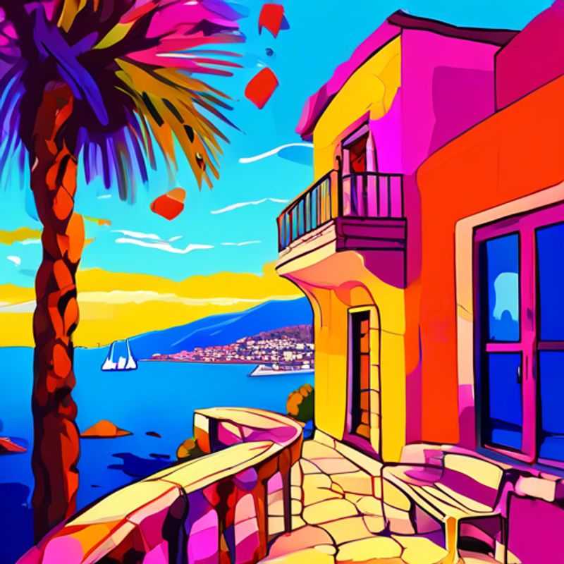 Bodrum, Turquie : Vue pittoresque illustrant le coût de la vie.
