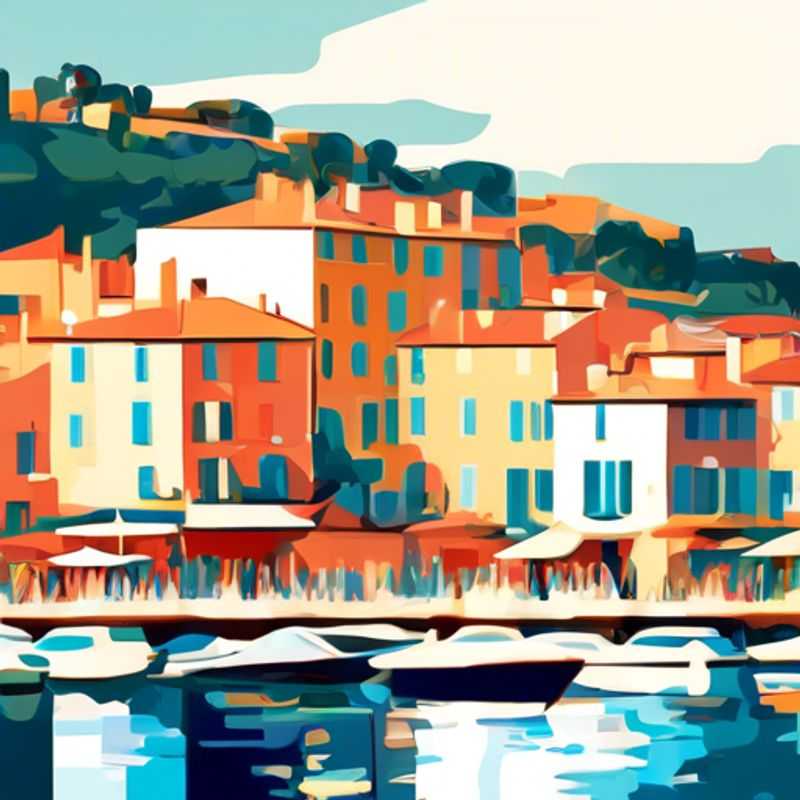 Três casais apreciando a elegância e o glamour de Saint-Tropez, na França, durante sua estadia de 3 dias nesta encantadora cidade costeira durante o verão, como verdadeiros The Staycationer.