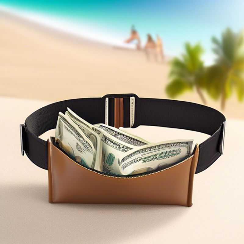 Ceinture porte-monnaie ou pochette cachée pour voyager en toute sécurité