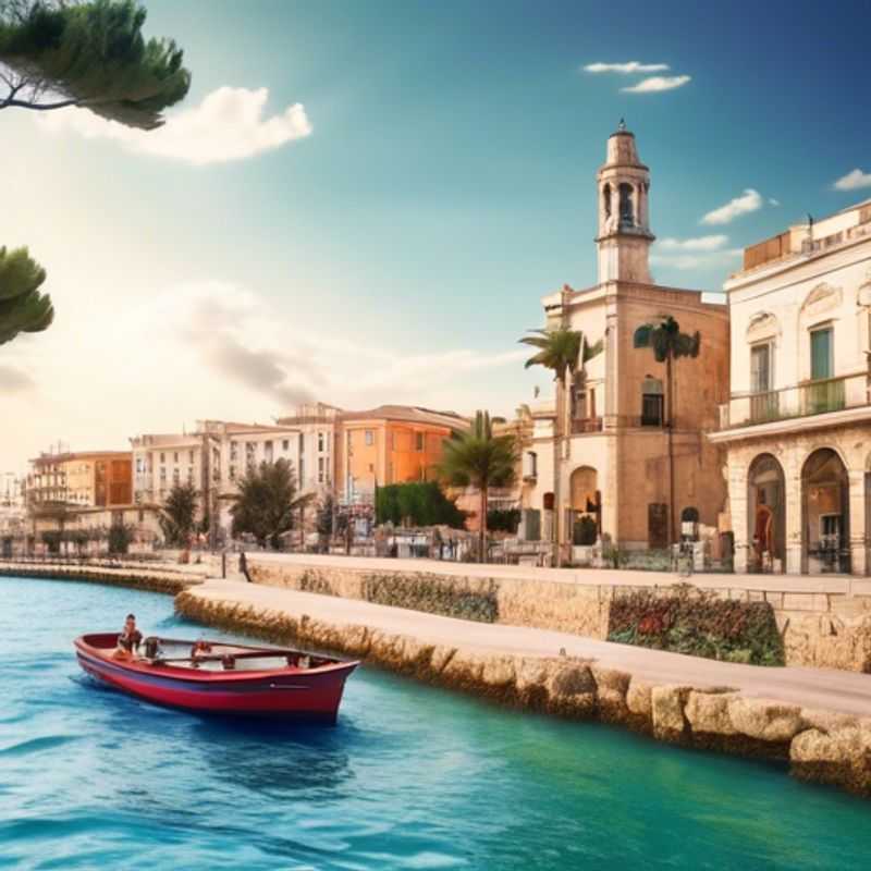 Taranto, Italie: Vue pittoresque illustrant le coût de la vie dans cette ville.