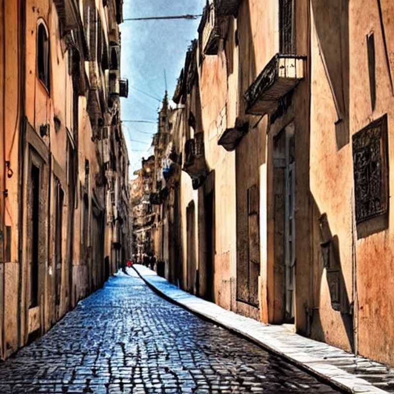 Palerme ensoleillée au printemps : des couleurs vibrantes et une ambiance joyeuse.