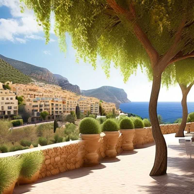 La famille Staycationer profitant de la splendeur printanière d'Andratx, en Espagne, lors de leur séjour de trois semaines dans cette ville charmante.