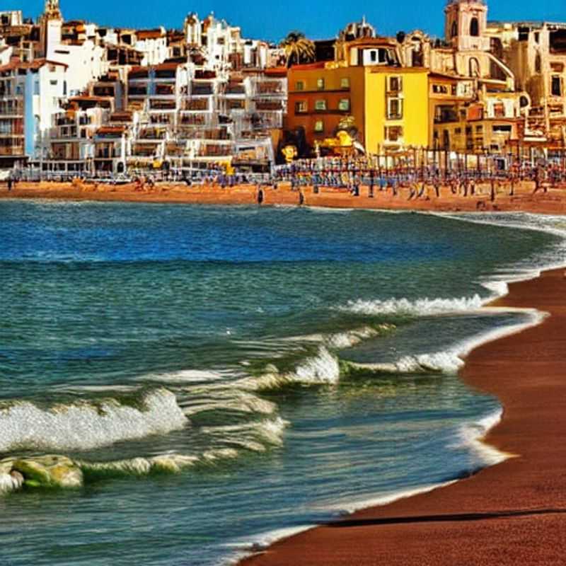 Sitges, Espagne : soleil printanier et ambiance festive.