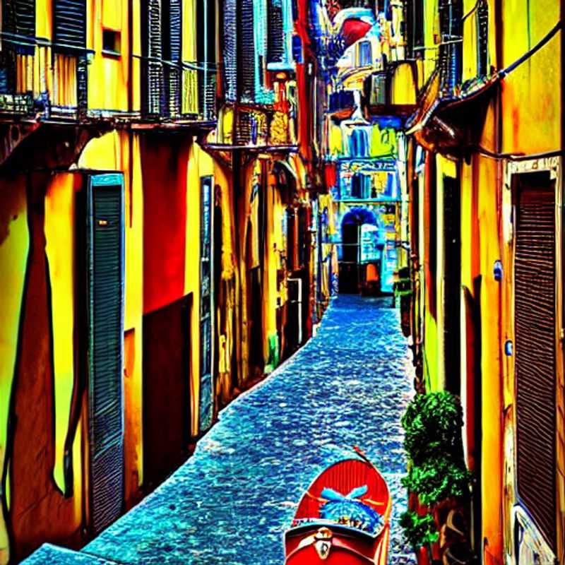 Naples, Italy, bathed in the warm spring sunshine: vibrant streets, bustling activity, and the promise of a fantastic spring break adventure.