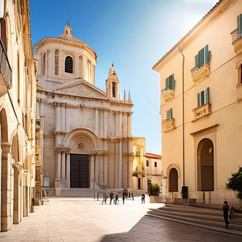 Descubra as ruínas antigas de Nora em Cagliari&#44; Itália&#44; durante a primavera