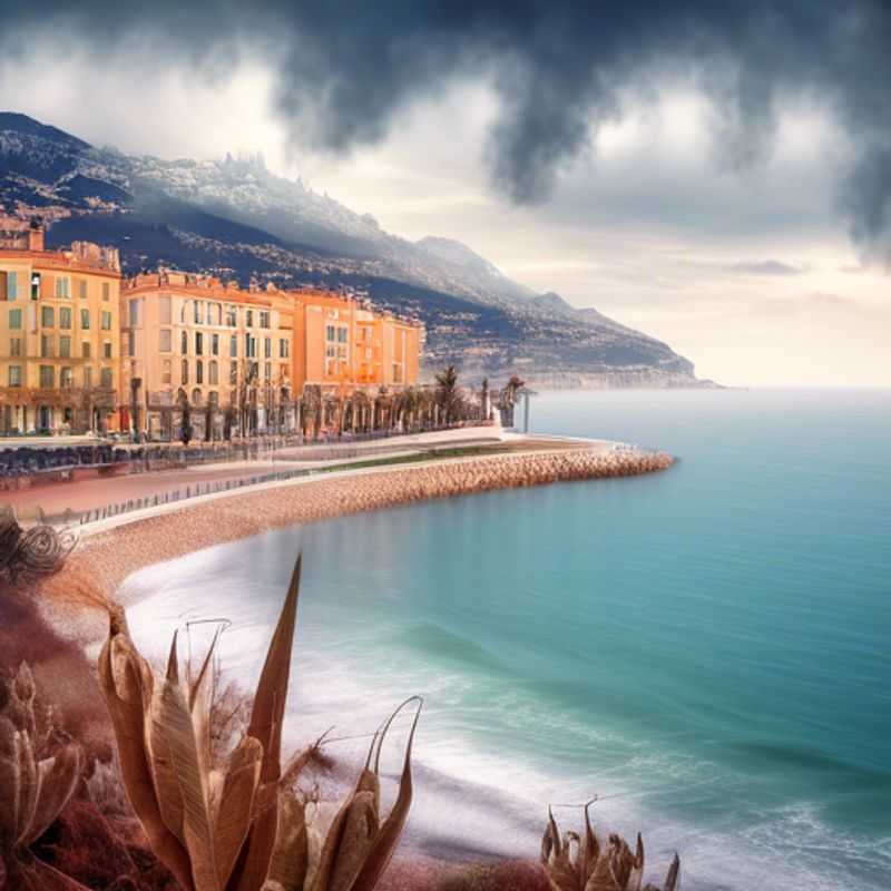 Menton, França: Charmosa cidade costeira na Riviera Francesa.