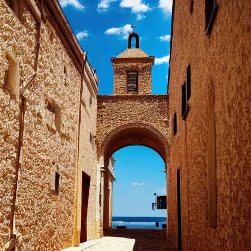 Alghero, Itália, banhada pelo sol primaveril: cenário perfeito para uma viagem de férias de primavera.