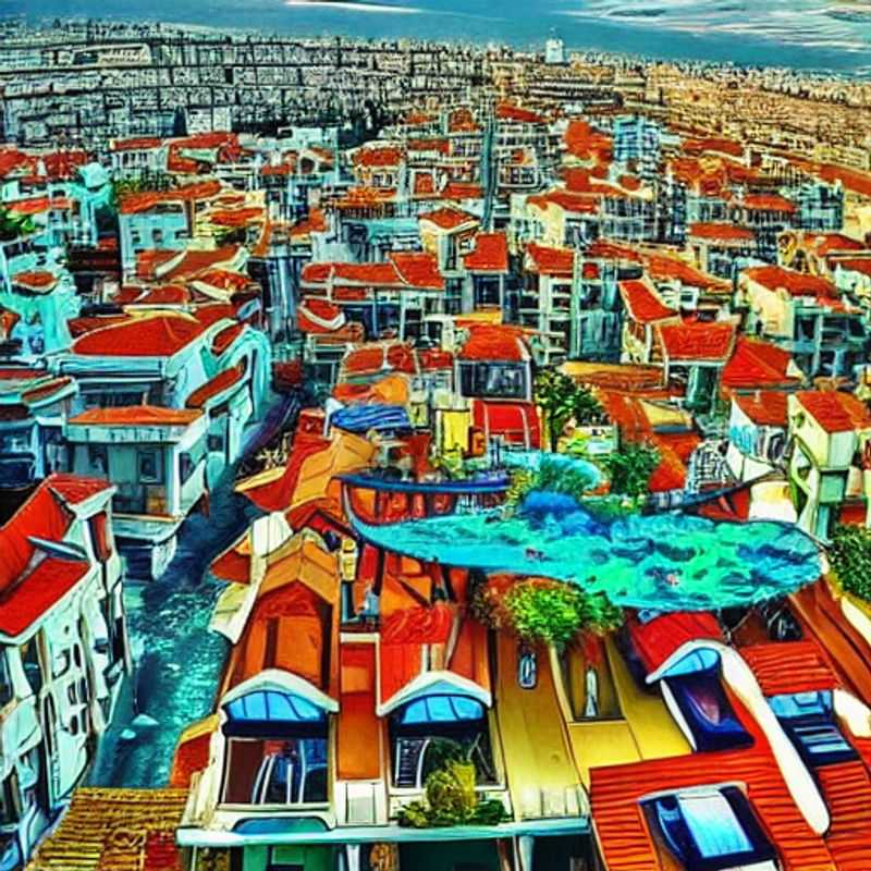 Izmir, Turquie, baignée de soleil : une image illustrant le climat idéal de la ville.
