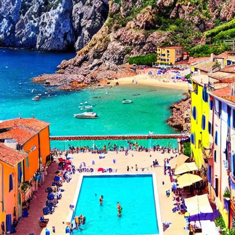 Cefalù printanière : Vue imprenable sur la ville colorée et la côte méditerranéenne scintillante.