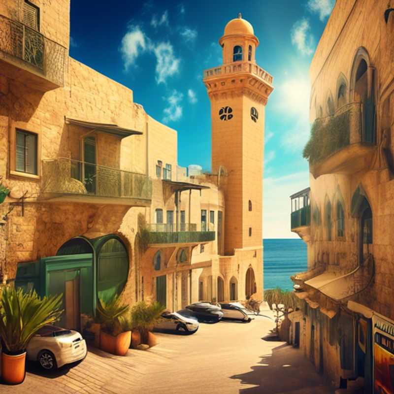 Jaffa, Israël : charme architectural et ruelles pittoresques.