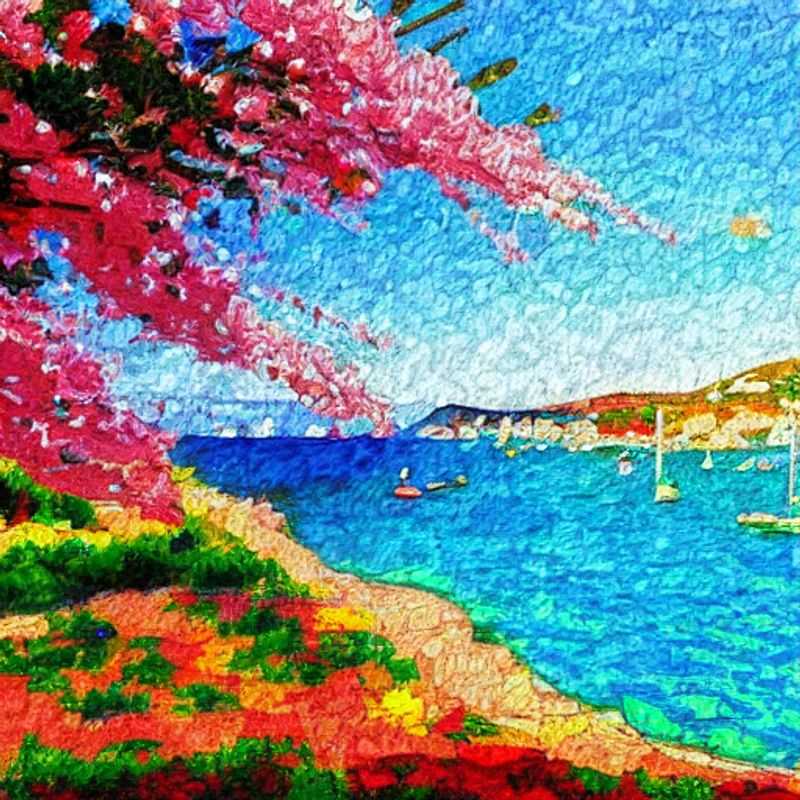Ibiza printanière : ambiance festive sur une plage ensoleillée.