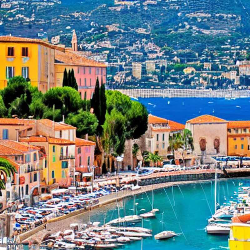 Menton, França, na primavera: Uma cidade colorida e vibrante à beira-mar, perfeita para as férias de primavera.