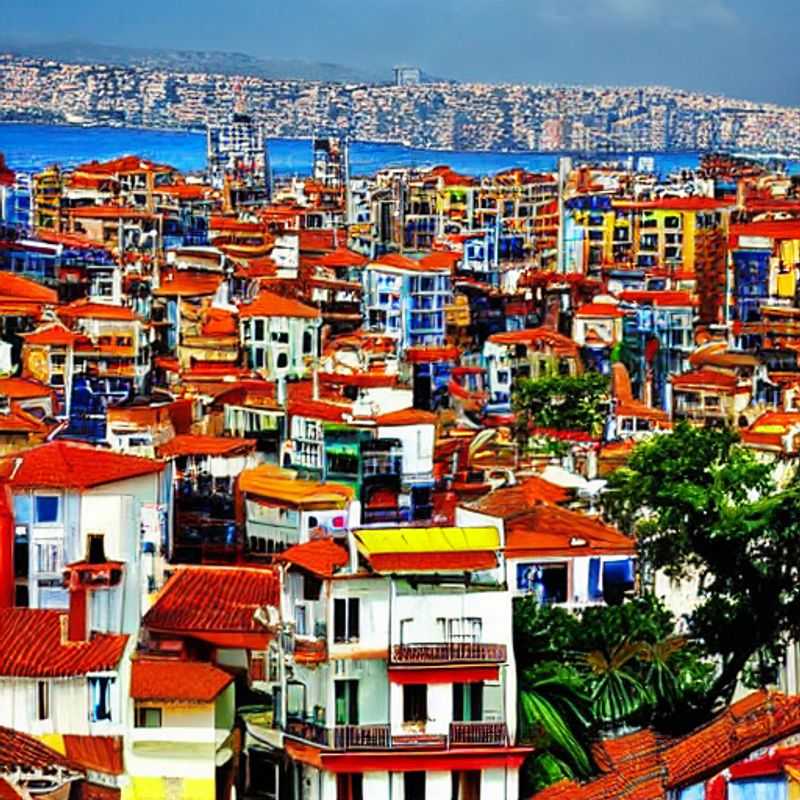 Izmir, Turquie, au printemps : des couleurs vibrantes et une atmosphère joyeuse.