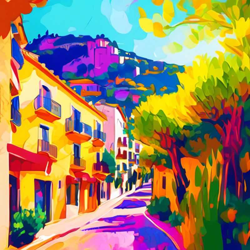 La famille Staycationer profitant de la splendeur printanière d'Andratx, en Espagne, lors de leur séjour de trois semaines dans cette ville charmante.