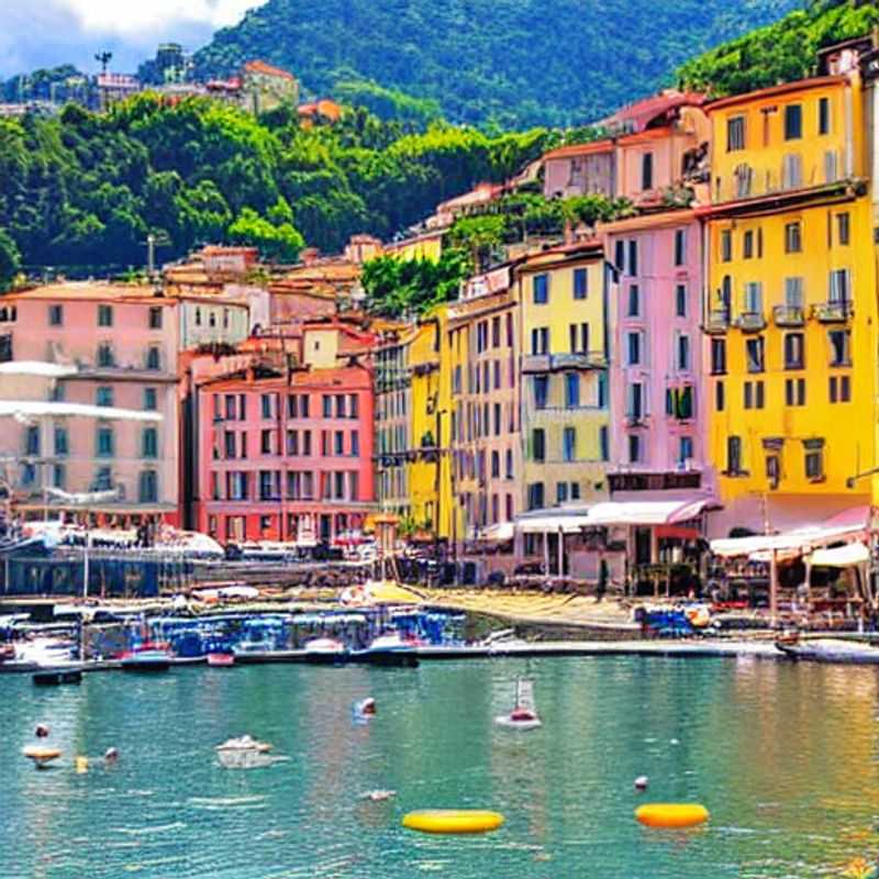 La Spezia, Italie, baignée de soleil printanier.