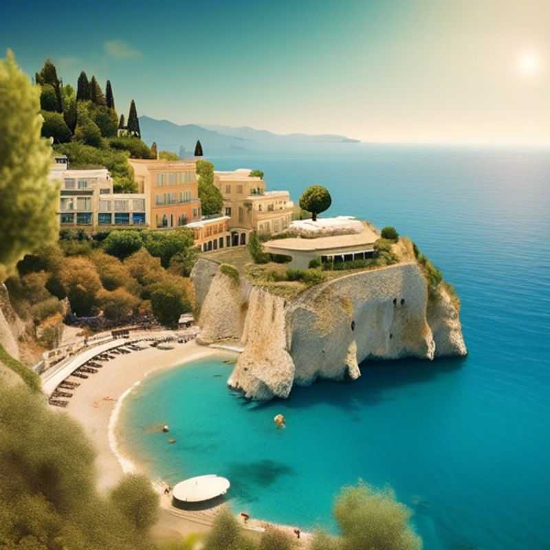Corfou, Grèce : Vue pittoresque illustrant le coût de la vie sur l'île.