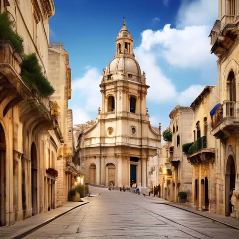 Dois casais, os Viajantes de Fim de Semana, desfrutando da encantadora Modica, na Itália, durante sua viagem de 3 semanas nesta cidade histórica durante o inverno.