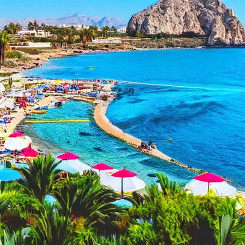 Kyrenia, Chypre du Nord, au printemps : une vue idyllique de la ville portuaire baignée de soleil.