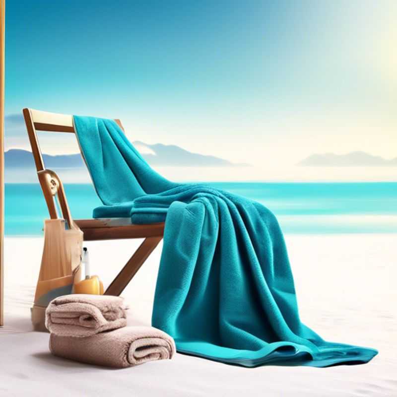 Toalla de playa o toalla de secado rápido, perfecta para disfrutar del sol y la arena.