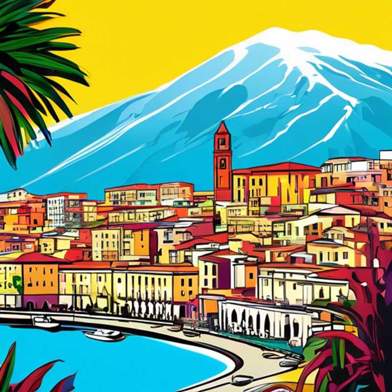 Three seasoned world travelers, The Long-term Travelers, strolling along the historic promenade of Messina, Italy, taking in the charming seaside views and architectural gems during their 4-day winter sojourn.