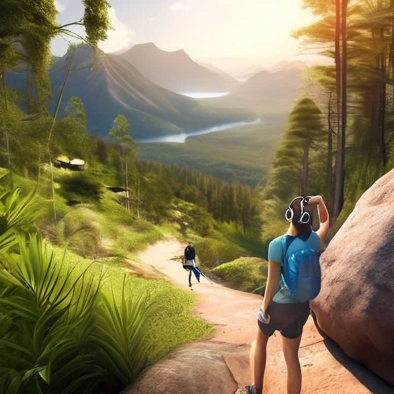 Close-up of sleek headphones or earbuds, highlighting their design and features, ready for a musical journey.