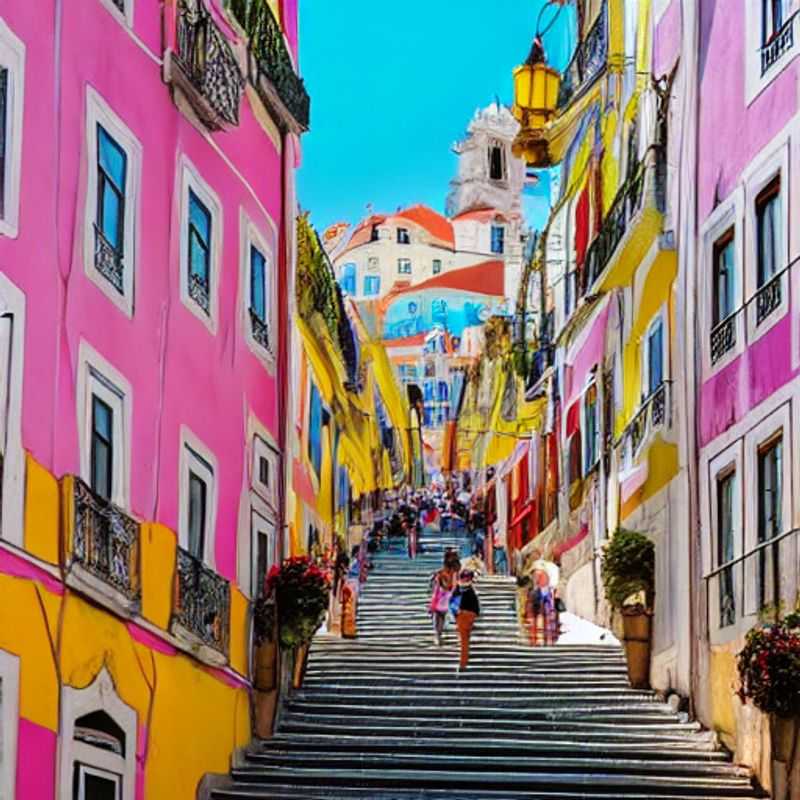 Lisbonne au printemps : Soleil printanier sur les toits colorés et le Tage scintillant.
