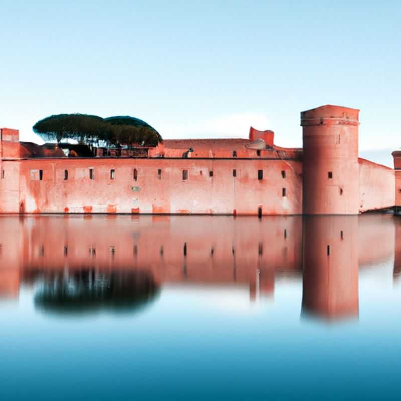 Two couples bundled up against the winter chill, strolling through the historic streets of Perpignan, France, on their 5-day winter adventure, discovering the city's rich cultural heritage and hidden gems.