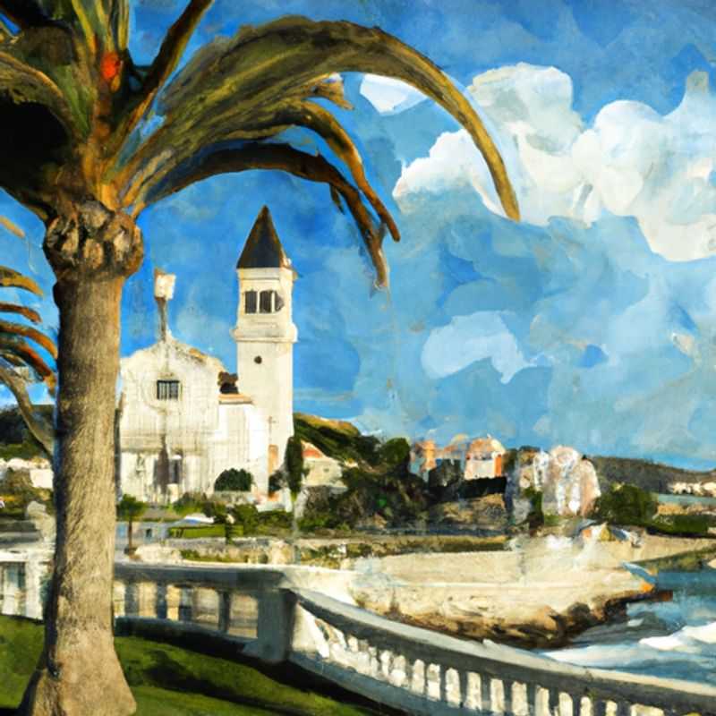 Summer Revelry at Sitges' Passeig Marítim: A Cosmic Symphony of Sun, Sea, and Sangria