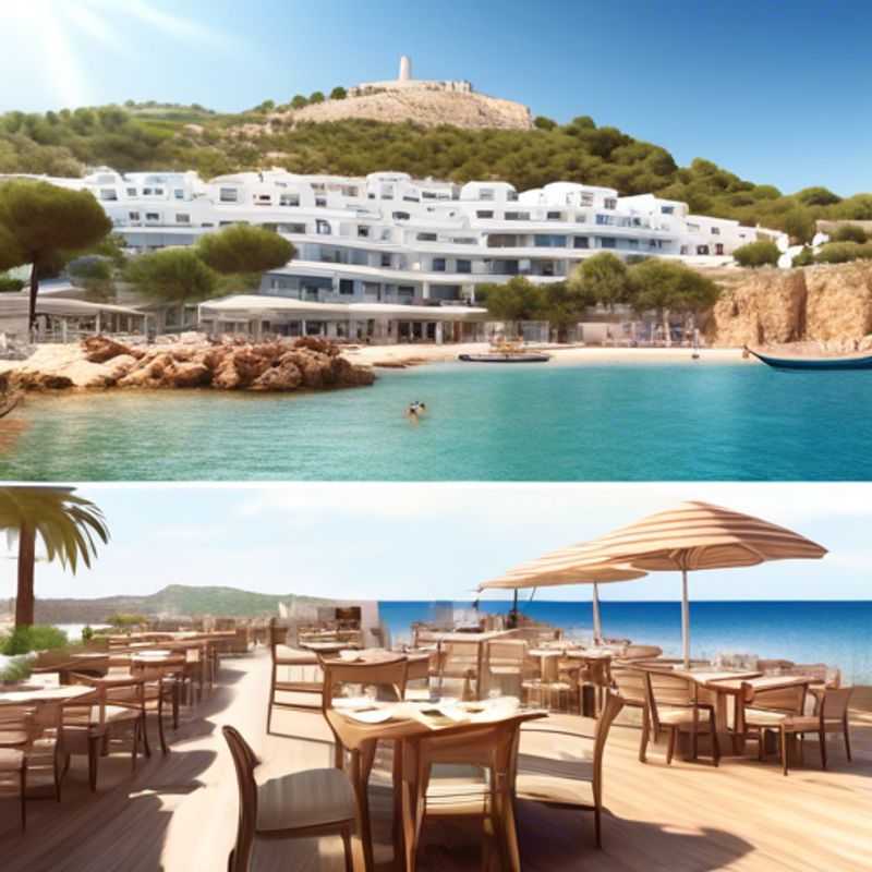 Ibiza, Espagne : Une vue idyllique illustrant le coût de la vie sur l'île. (Ibiza, Spain: An idyllic view illustrating the cost of living on the island.)