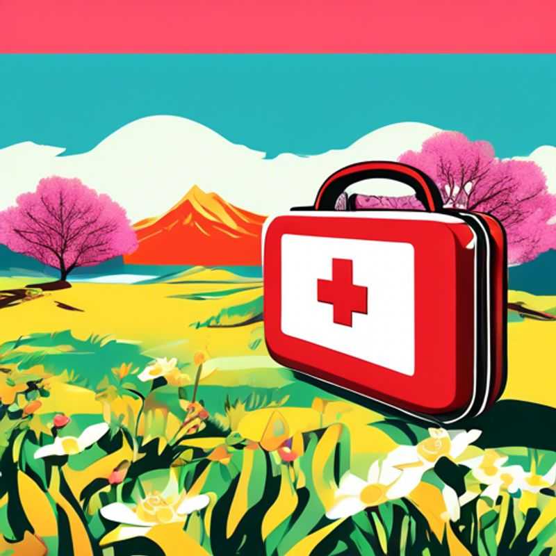 A well-stocked first aid kit, ready to tackle any minor mishap, ensuring a safe and worry-free adventure.